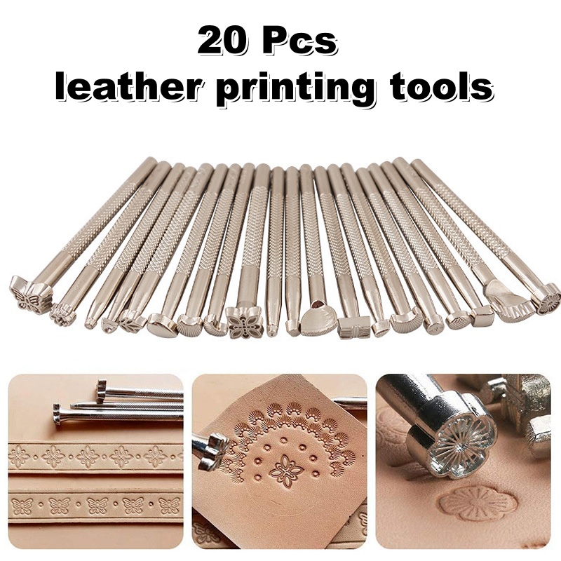 Leather Work Organiser - 20 adet deri damgalama araçları deri