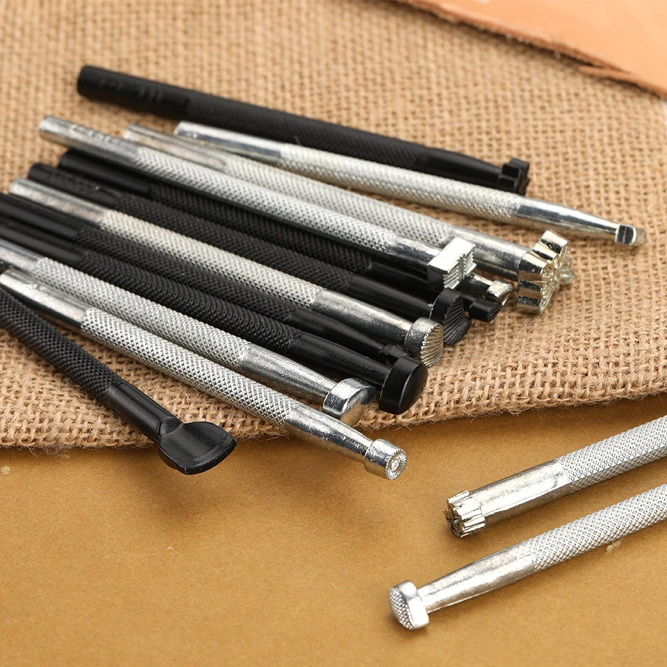 Leatherwork Craft - 6/20 adet Metal Deri İşleme Eyer