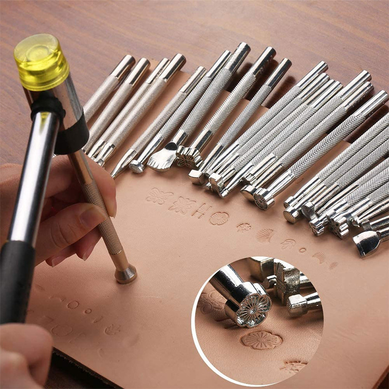 20 adet deri damgalama araçlar - Leather Work Organiser incelemesi ve fiyatı